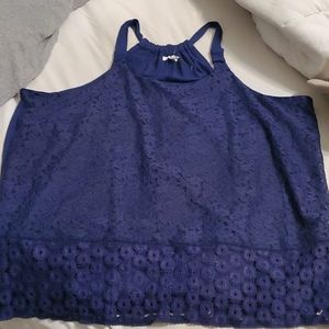 CLEAR OUT SALE Maurices floral mesh tank